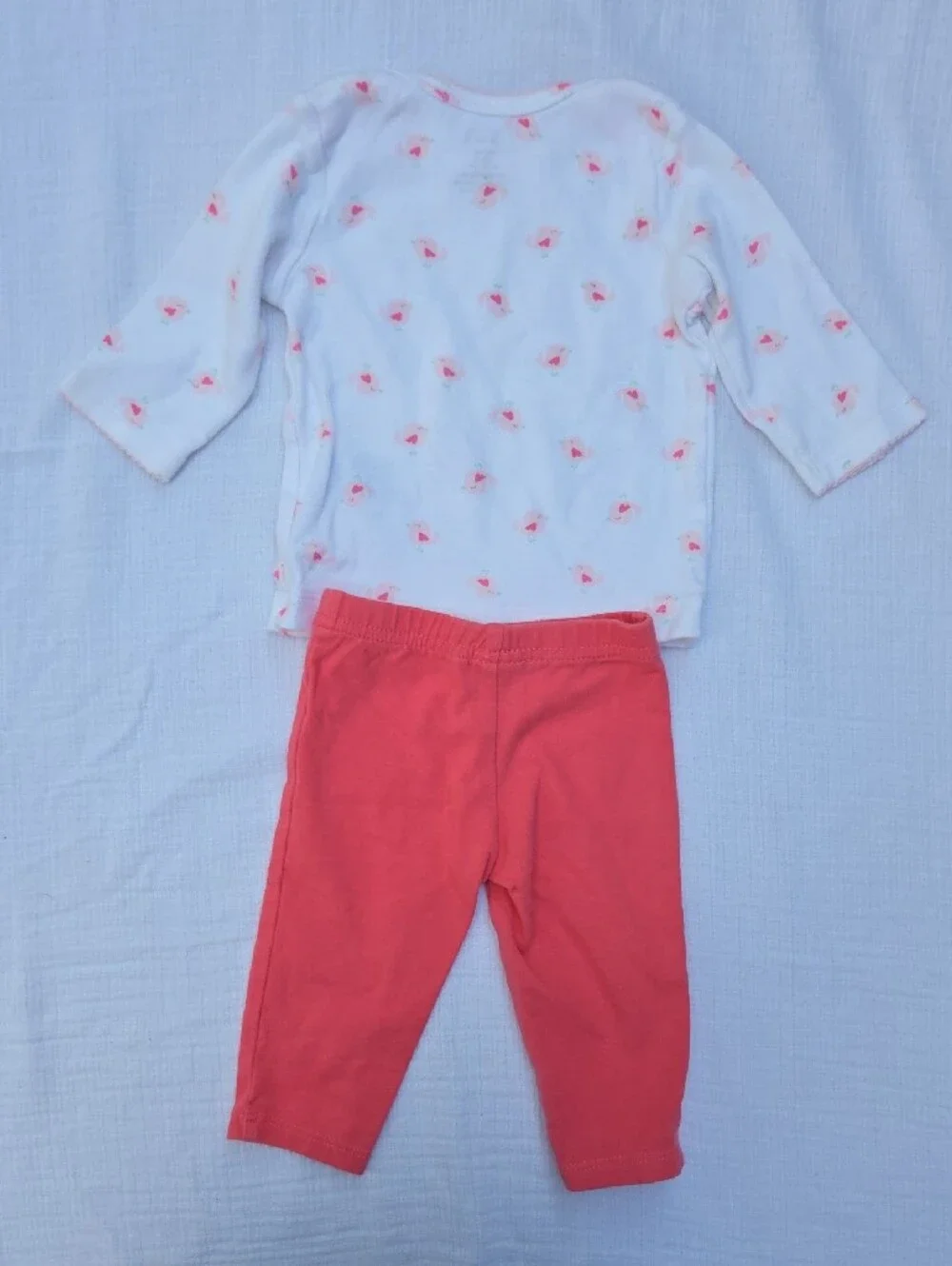 Lot of Baby Girl Long Sleeve Outfits - Size 0-3 Months